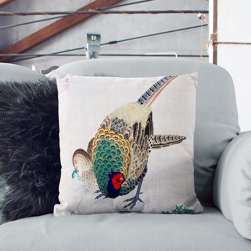 Square Throw Cushion, 40cm H x 40cm W x 15cm D