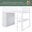 Dimmick Kids Full Loft Bed with Drawers-382966438