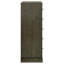 Commode 5 tiroirs Gerthold cacao foncé