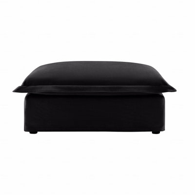 Fabric Upholstered Ottoman, For Living Room/Bedroom