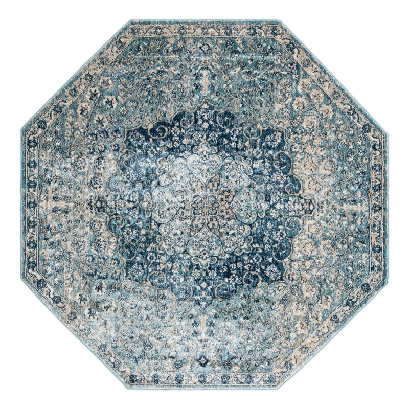 Alabama Oriental Indoor Rug, Octagon 4' x 4'