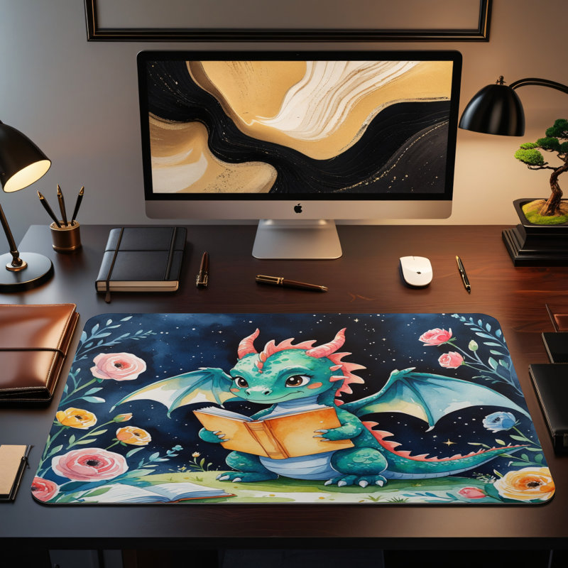 Polyester Desk Pad, 31.5x15.5