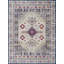 Tapis oriental en polypropylène tissé à la machine Cobien en ivoire / gris / noir-1126589864