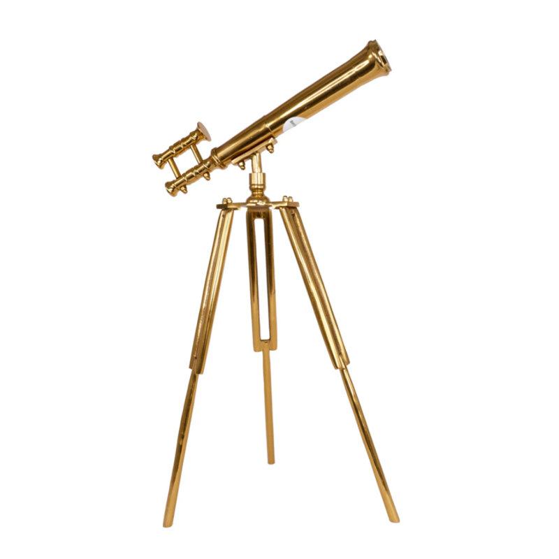 Telescope Sculpture, Gold