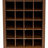 32 Wine Cabinet In Brown Walnut - Modular Buffet For Your House With Slots Piece