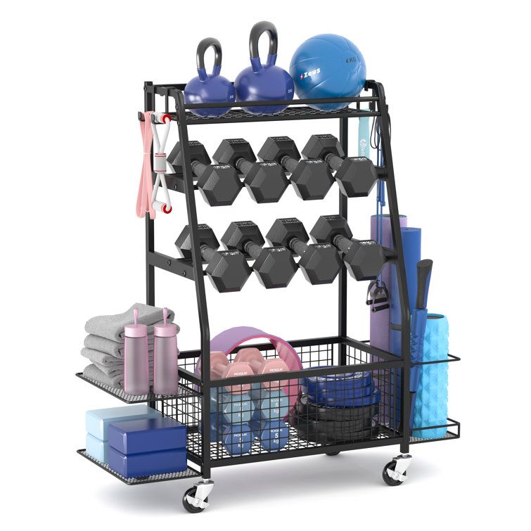 Home Gym Equipment Storage Rack