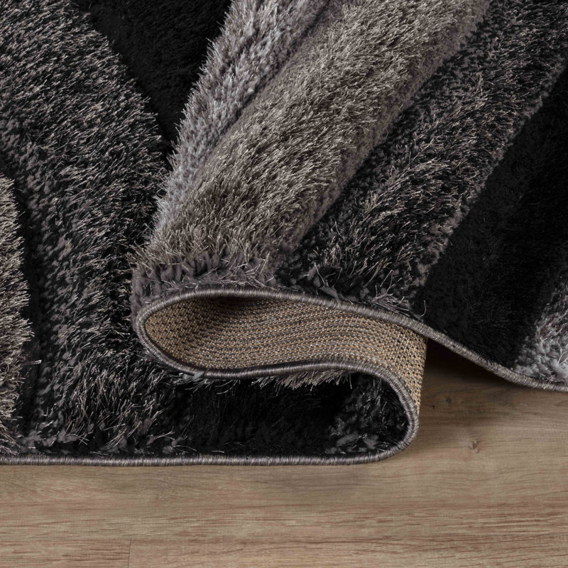 Runner Boise Geometric Shag Area Rug, Runner 60 x 220cm