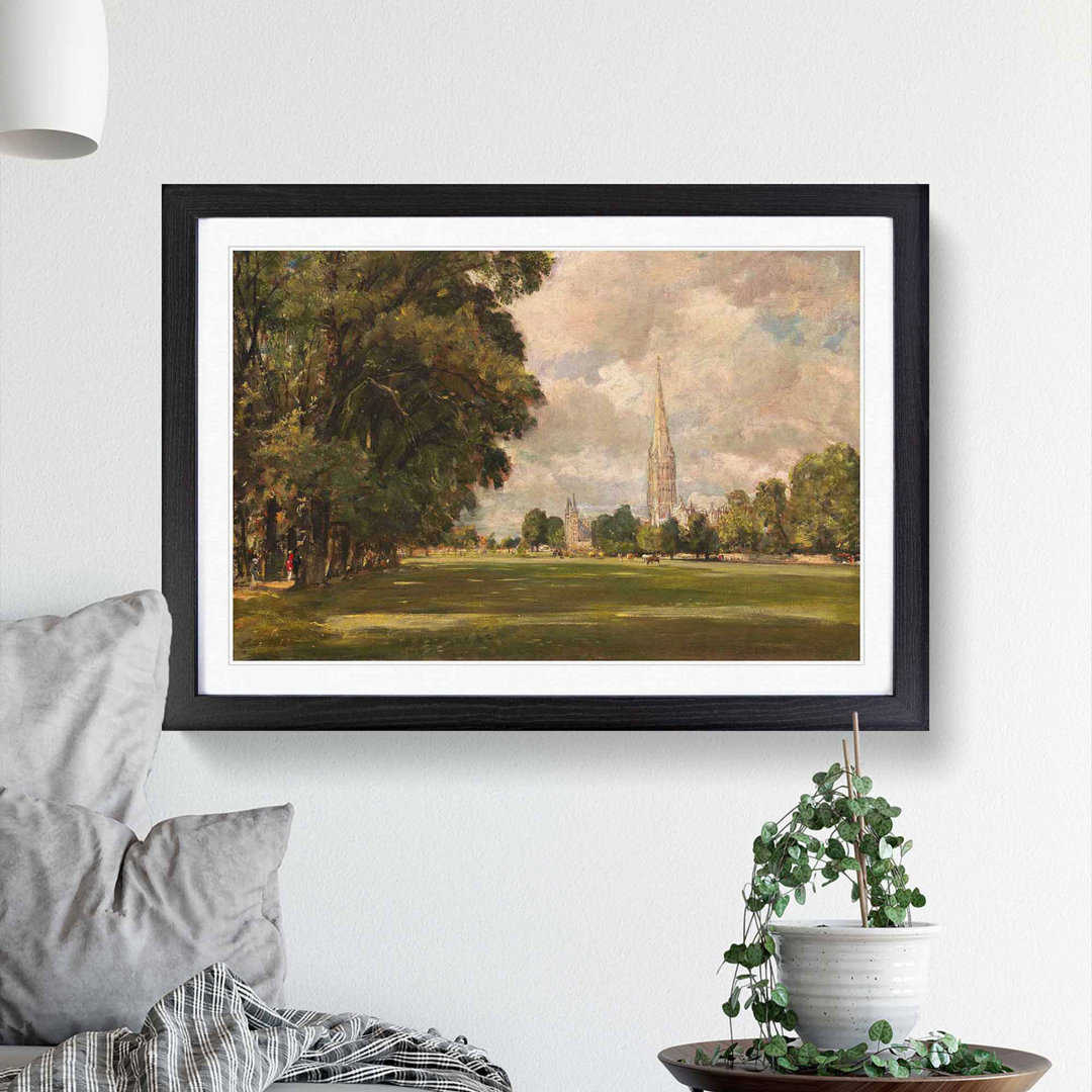 Salisbury Cathedral Vol.3 by John Constable - Framed Print