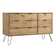 Cashel 6 Drawer wide chest industrial design