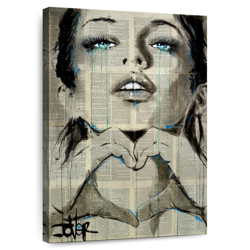 Leisha All You Need Is Love, papier journal, H 24 po x l 16 po