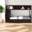 Lits de rangement simples avec lit superposé en bois double, chambre familiale moderne peu encombrante