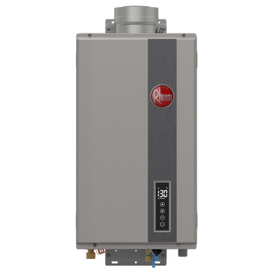 RTG-95DVELN-3 Non-Condensing 9.5 Gallon Natural Gas Tankless Water Heater with WiFi