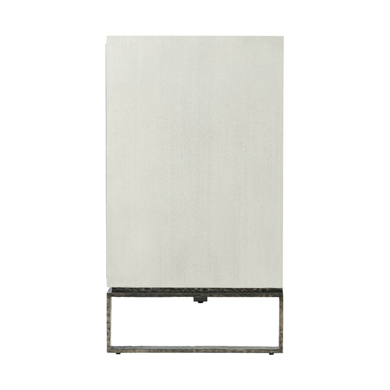 Essence 80'' White Oak and Metal Sideboard