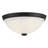Breanna 2-Light Flush Mount in Black-31902400-31902398