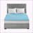 All Season Reversible Hypoallergenic 1.5" Cooling Mattress Topper