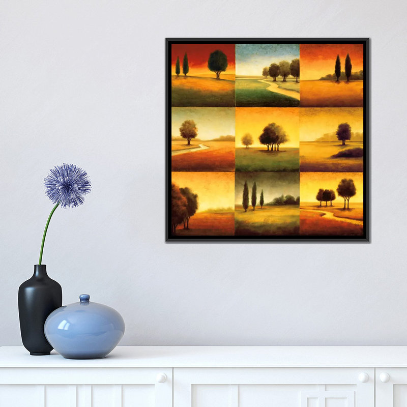 «Landscape Perspectives» par Gregory Williams - Impression sur toile tendue sur châssis tendue avec châssis, Pas de tapis