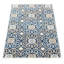 Tapis bleu noué à la main One Of Kind 3 pi 0 po x 4 pi 10 po