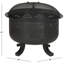 Round Iron Wood Burning Smokeless Fire Pit