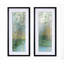 «Birch Reflections», ensemble de 2 reproductions de peintures à l'acrylique encadrées