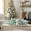 Holiday Centerpiece with Thistle, Ornaments and Starfish
