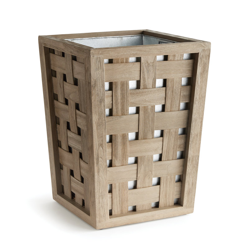 Bridgeport Handmade Wood Planter, 29.75" H x 21.50" W x 21.50" D