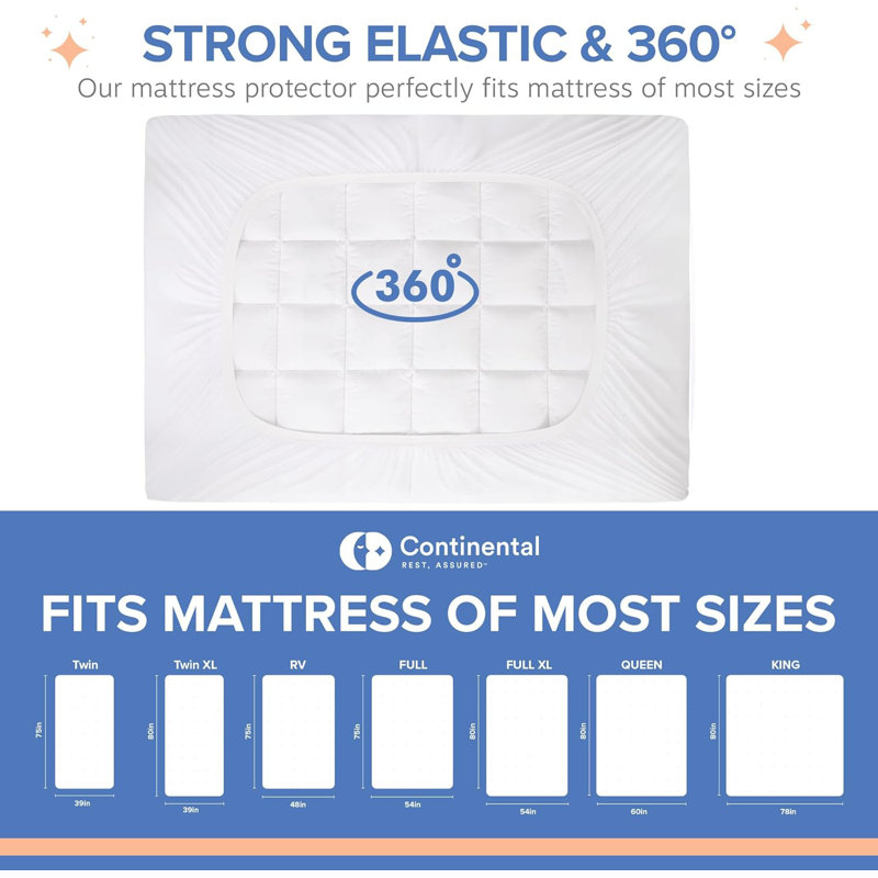 Crosson Cooling Mattress Protector, Full XL