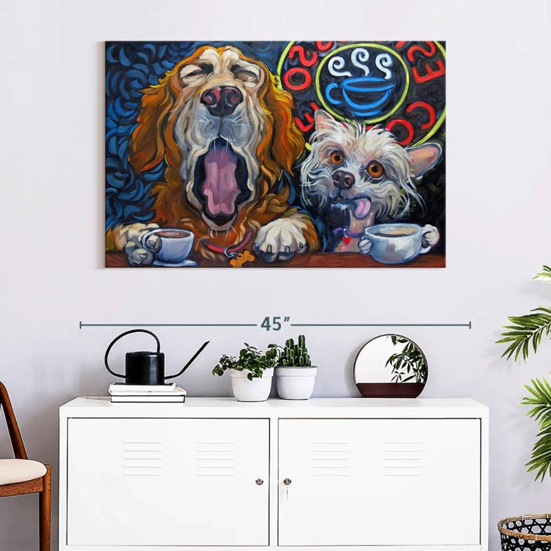 One Cup Shy, 26" H x 39" W