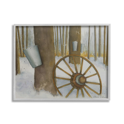 Bc-616_FG " Maple Sugaring Trees " by Gloria Palmer