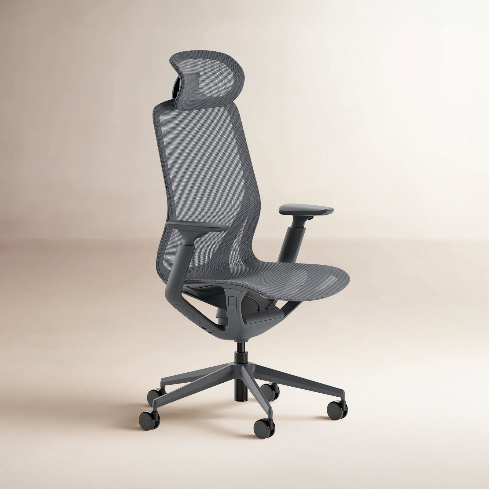 Aire Office Chair with Lumbar Support, Graphene
