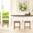 Rubicon Upholstered Boucle Counter Stool