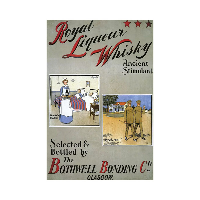 1909 Royal Liqueur Whisky Poster by The Advertising Archives - Gallery-Wrapped Canvas Giclée on Canvas, Canvas