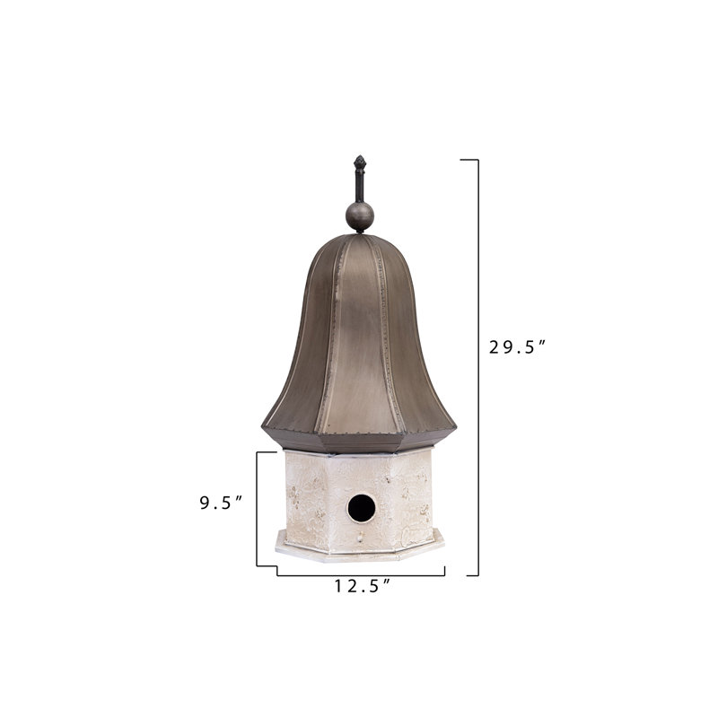 Decorative Free Standing Bird House