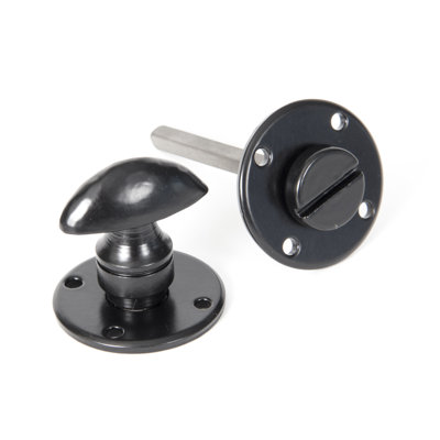 Round Bathroom Thumbturn Door Knocker