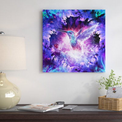 «Hummingbird Love», impression sur toile tendue
