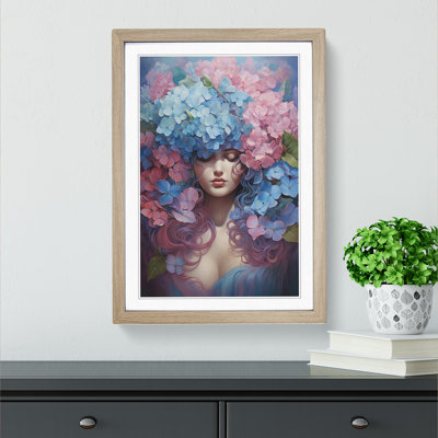 Hydrangea Symbolism - Framed Print