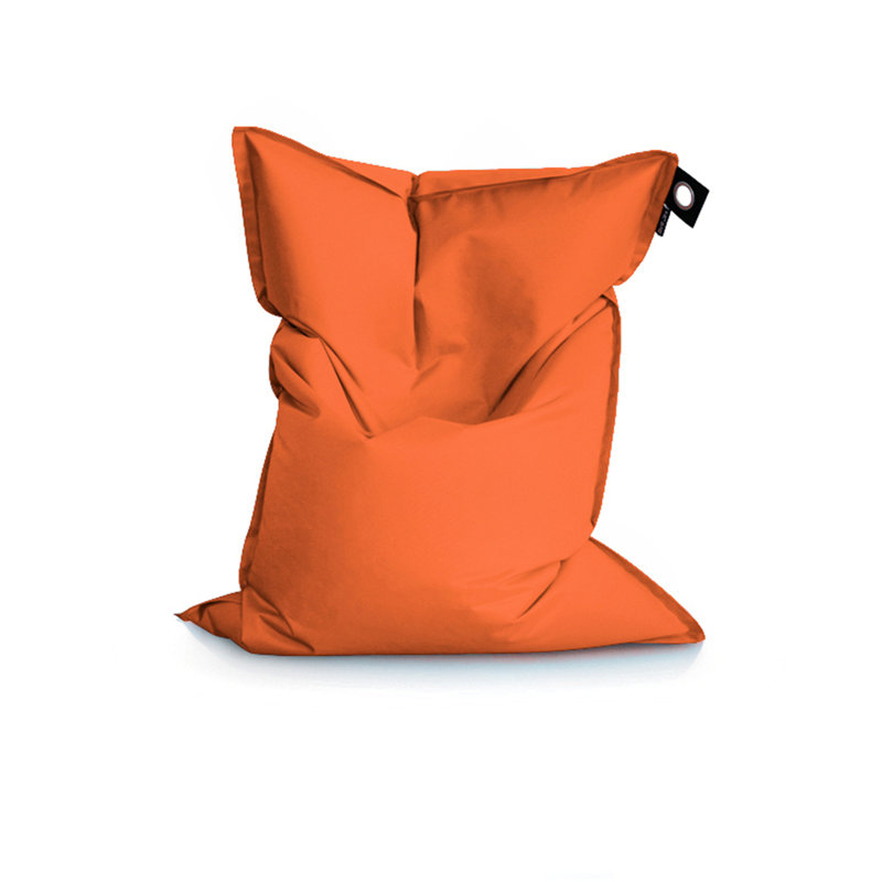 Polyester Outdoor Friendly Refillable Classic Bean Bag, Orange