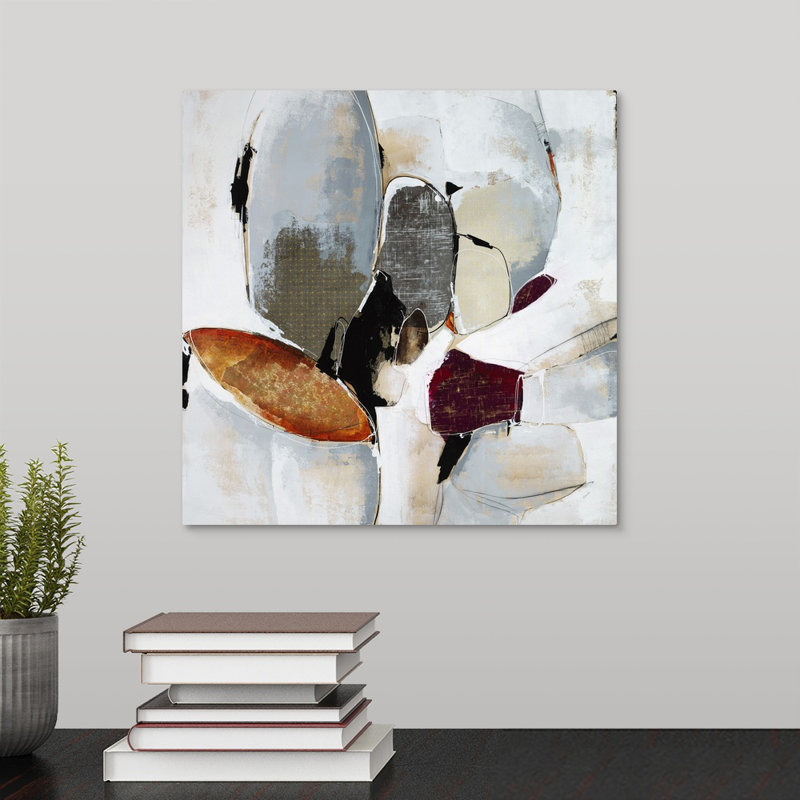 «Lost in the Moment», peinture sur toile, Toile tendue, H 12 po x l 12 po x P 1,25 po