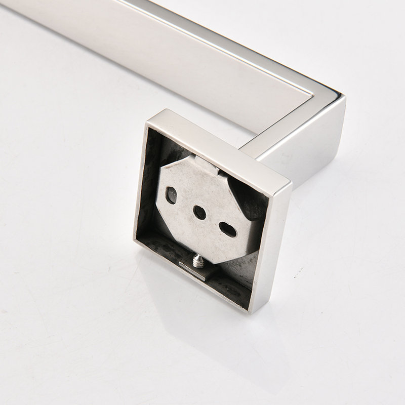 Ensemble de 4 pièces de quincaillerie de salle de bain en acier inoxydable avec quincaillerie de fixation, Chrome