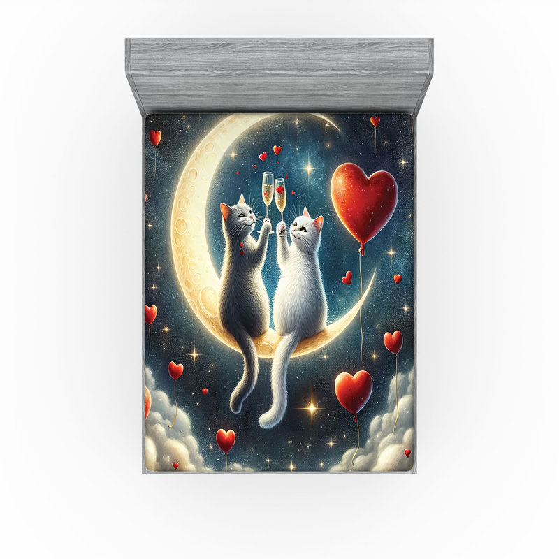 Ensemble de draps-housse en microfibre pour chambre d'amis, Drap-housse de taille double
