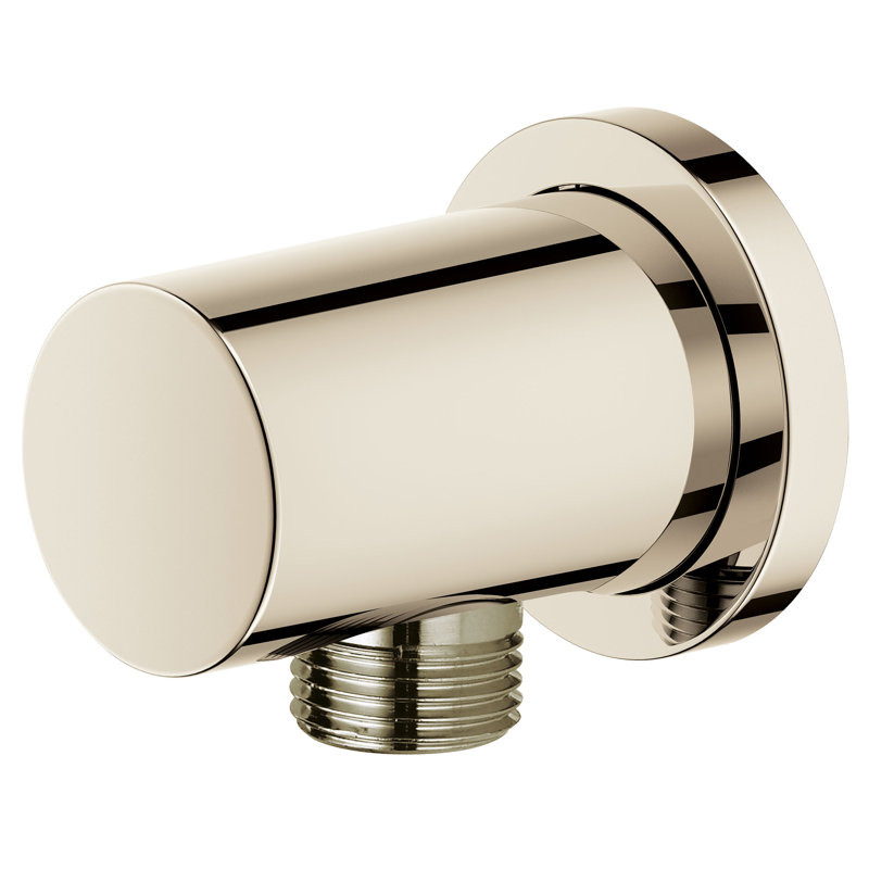 Rainshower 1/2-Inch Handheld Shower Wall Union, Polished Nickel