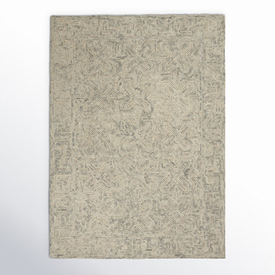 Joseph Handmade Tufted Wool Beige Area Rug