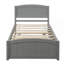 Lit plateforme simple avec lit gigogne-1205429978