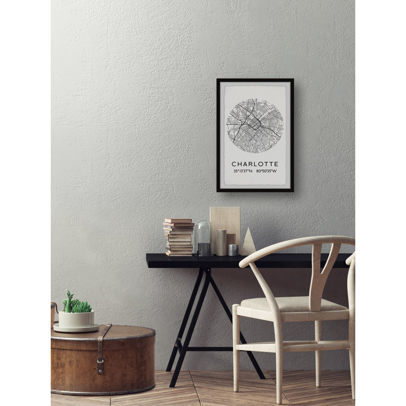 Charlotte par - cadre photo, art textuel, H 36 po x l 24 po x P 1,5 po