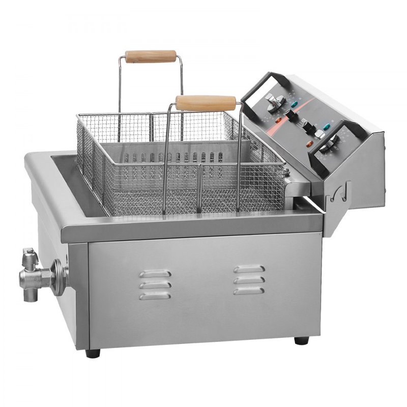 Commercial Electric Deep Fryer Countertop Deep Fryer 3000W 30.6Qt / 29L