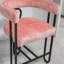 Ensemble de 1 tabourets de bar, tabourets de bar modernes avec dossier en métal, tabourets de bar rembourrés-429640610