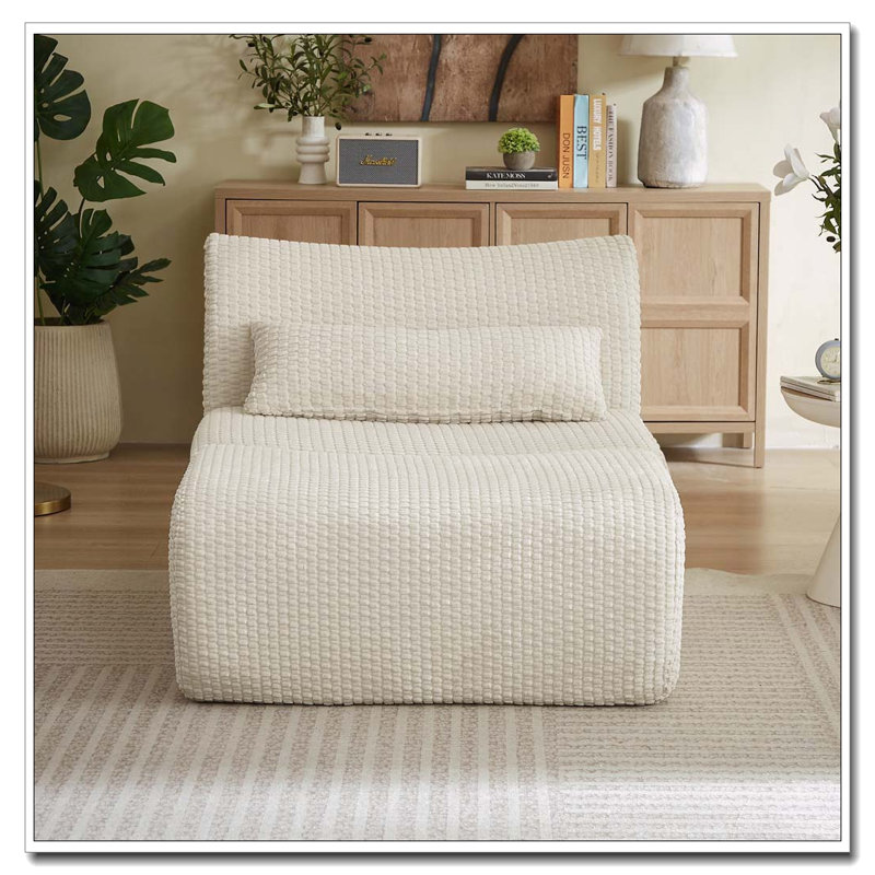 Chaise d'appoint moderne, Crème