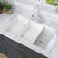 27"L X 19"W Single Farmhouse Granite Composite Sink With Prep Sink And Colander - Durable, Stylish & Multi-Functional Kitchen Solution