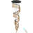 Evalinda 38 - Light Stainless Steel LED Crystal Pendant