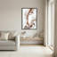 Art abstrait sur toile abstraite, tourbillons en bronze et fluide blanc-295605032