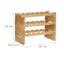 Arvada Floor Wine Bottle Rack Brown
